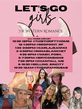 7/8: Let’s Go Girls Raid Train: Western Romance🤠💕